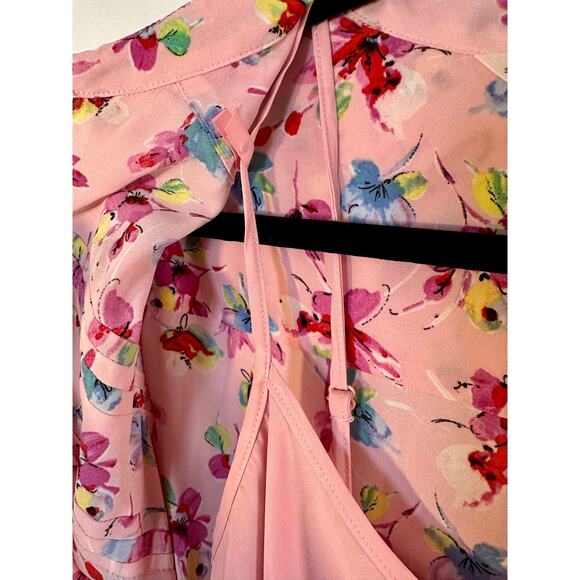 Nanette Lepore Size 6 Button down Floral Dress Western Prairie Rodeo Cottage - Picture 13 of 16